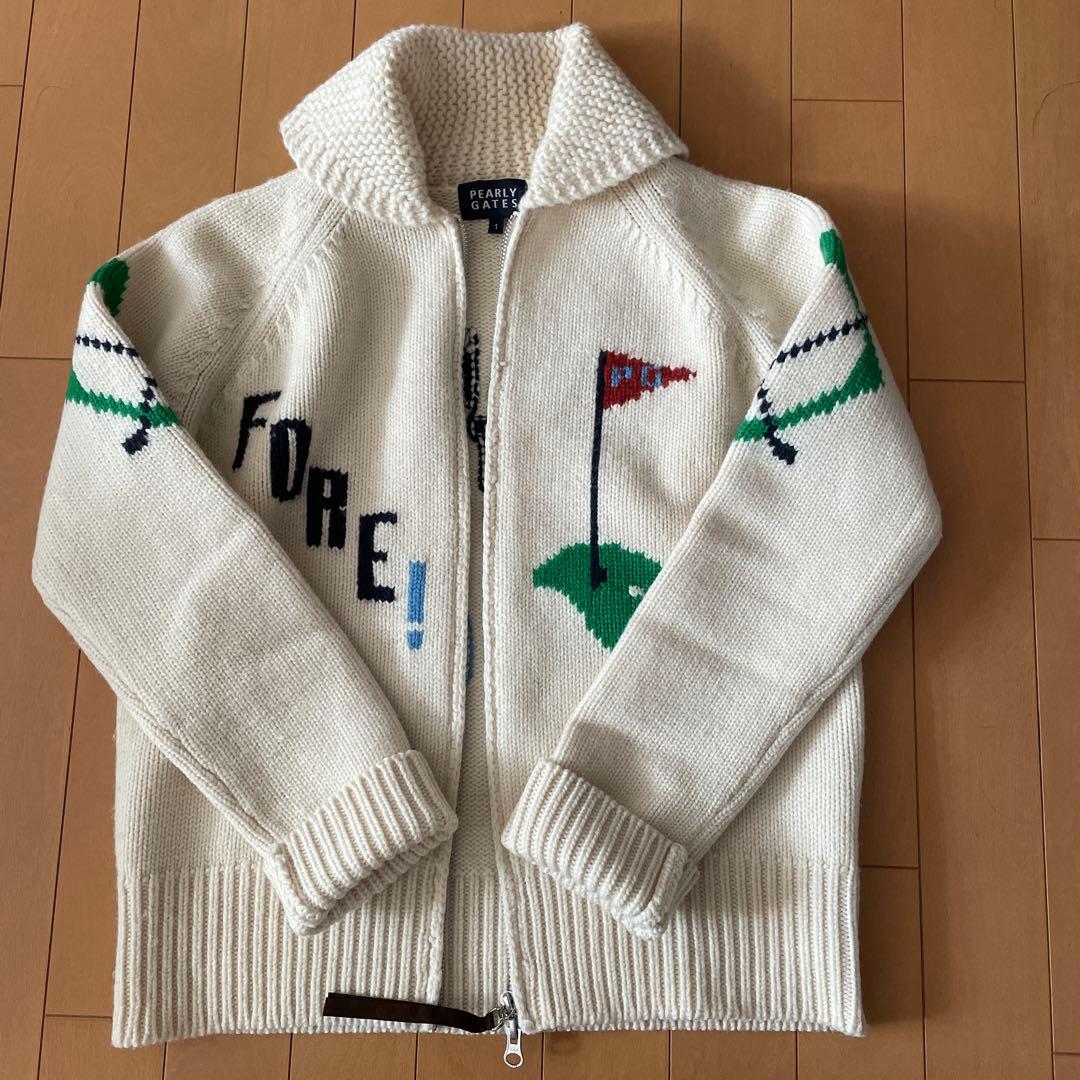 パーリーゲイツ　ジップアップセーター