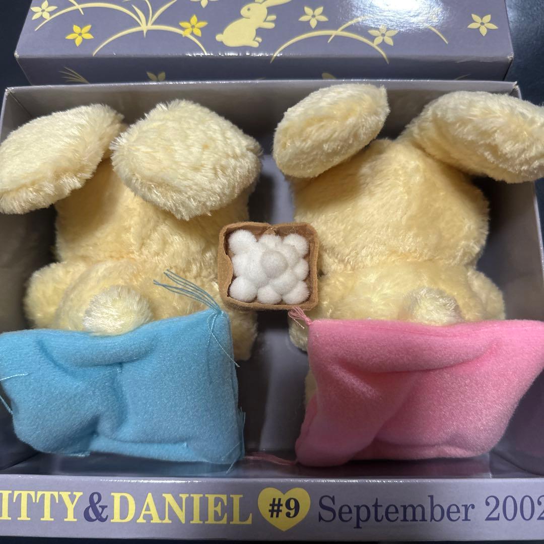 希少 Vivitix お月見 キティ&ダニエル 9月2002年 ぬいぐるみセット