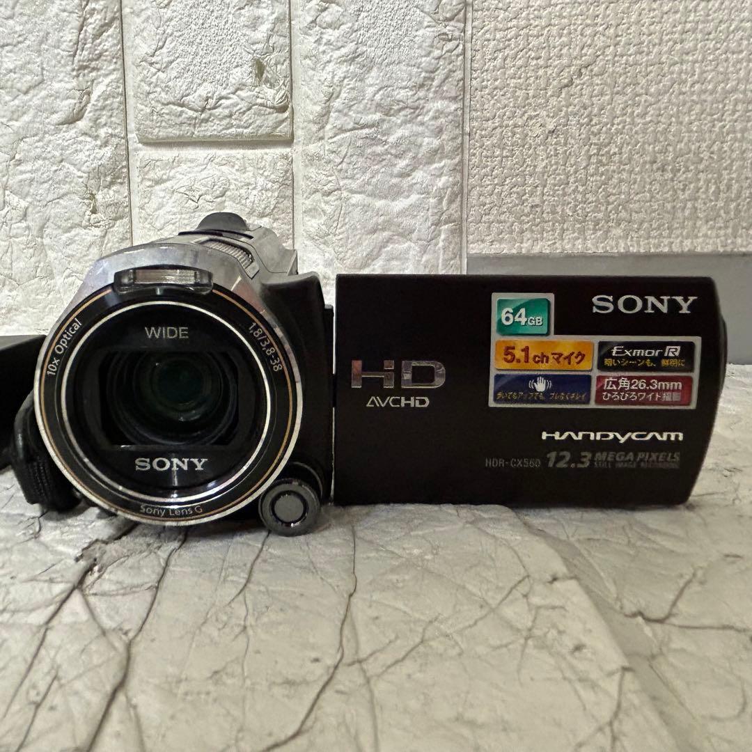 SONY HDR-CX560V ナイトショット GPS搭載 ビデオカメラ