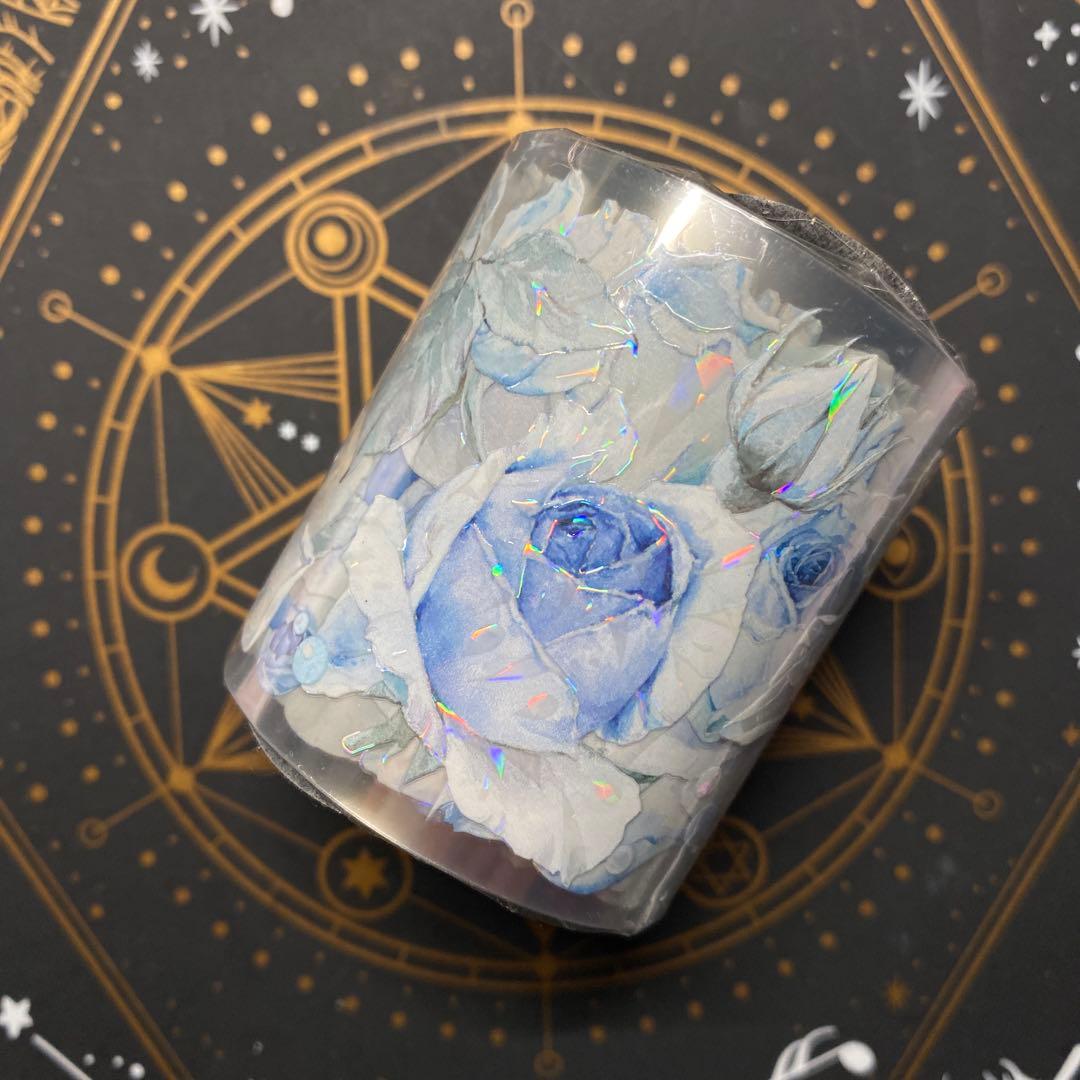 【R】海外　10m巻貝殻光/PETマスキングテープ　お花系/背景系/古風系/植物