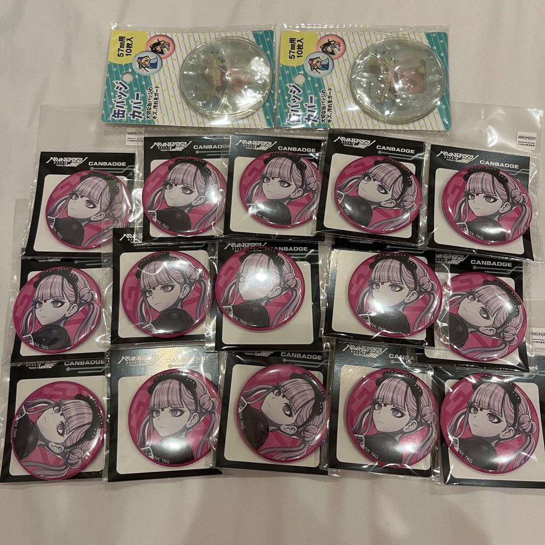 HUNDRED LINE最終防衛学園　九十九過子　缶バッジ 15点