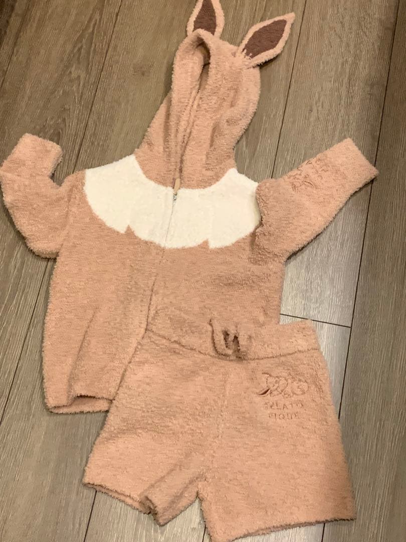 ジェラピケ　イーブイ　キッズ　xxs