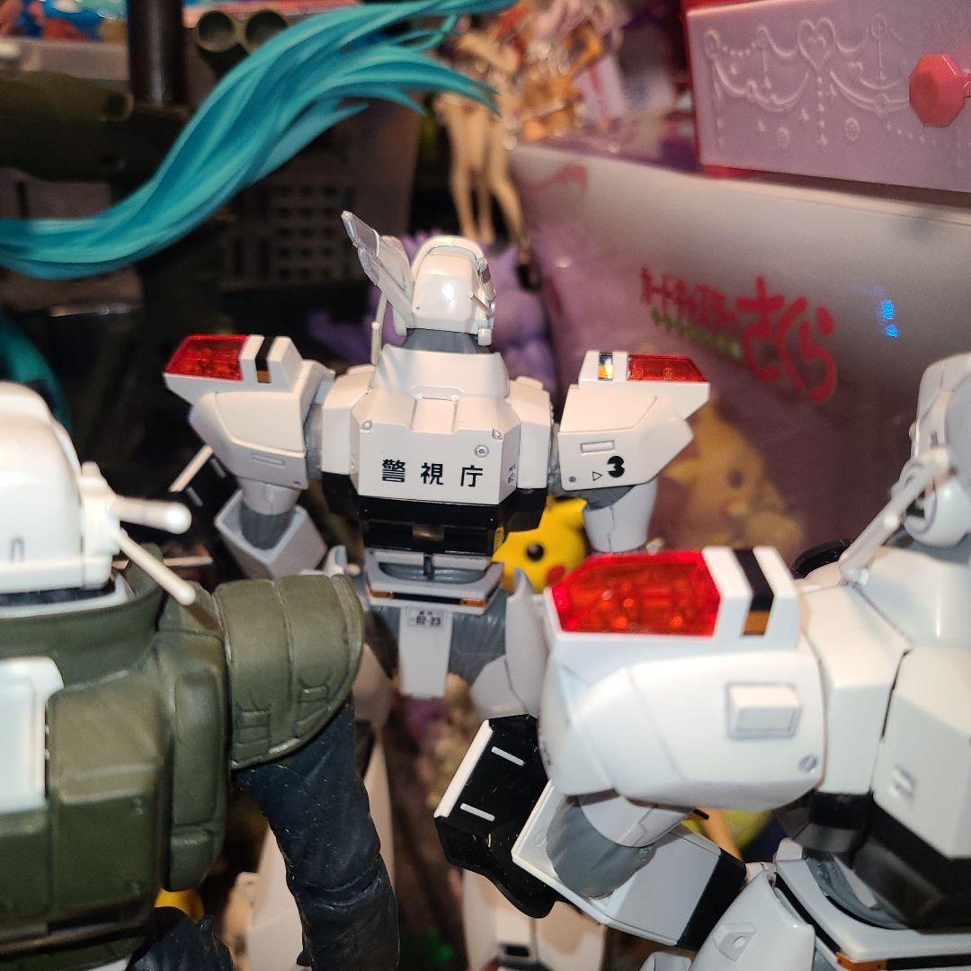 バンダイMG 1/35 パトレイバー イングラム各号機リアクティブアーマ完成品