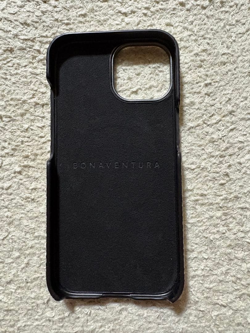 新品 BONAVENTURA iPhone15 バックカバーケース グレージュ