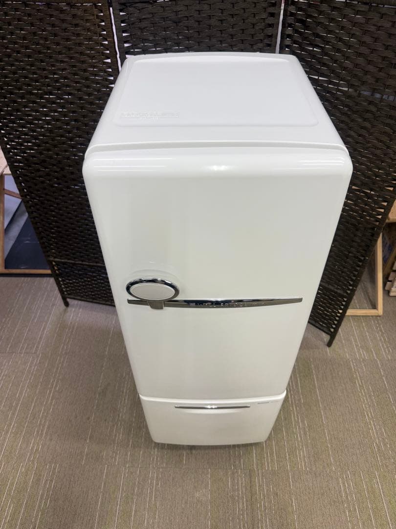 【洗浄消毒作業済】レトロ家電　National 冷凍冷蔵庫　NR-B16RA-W
