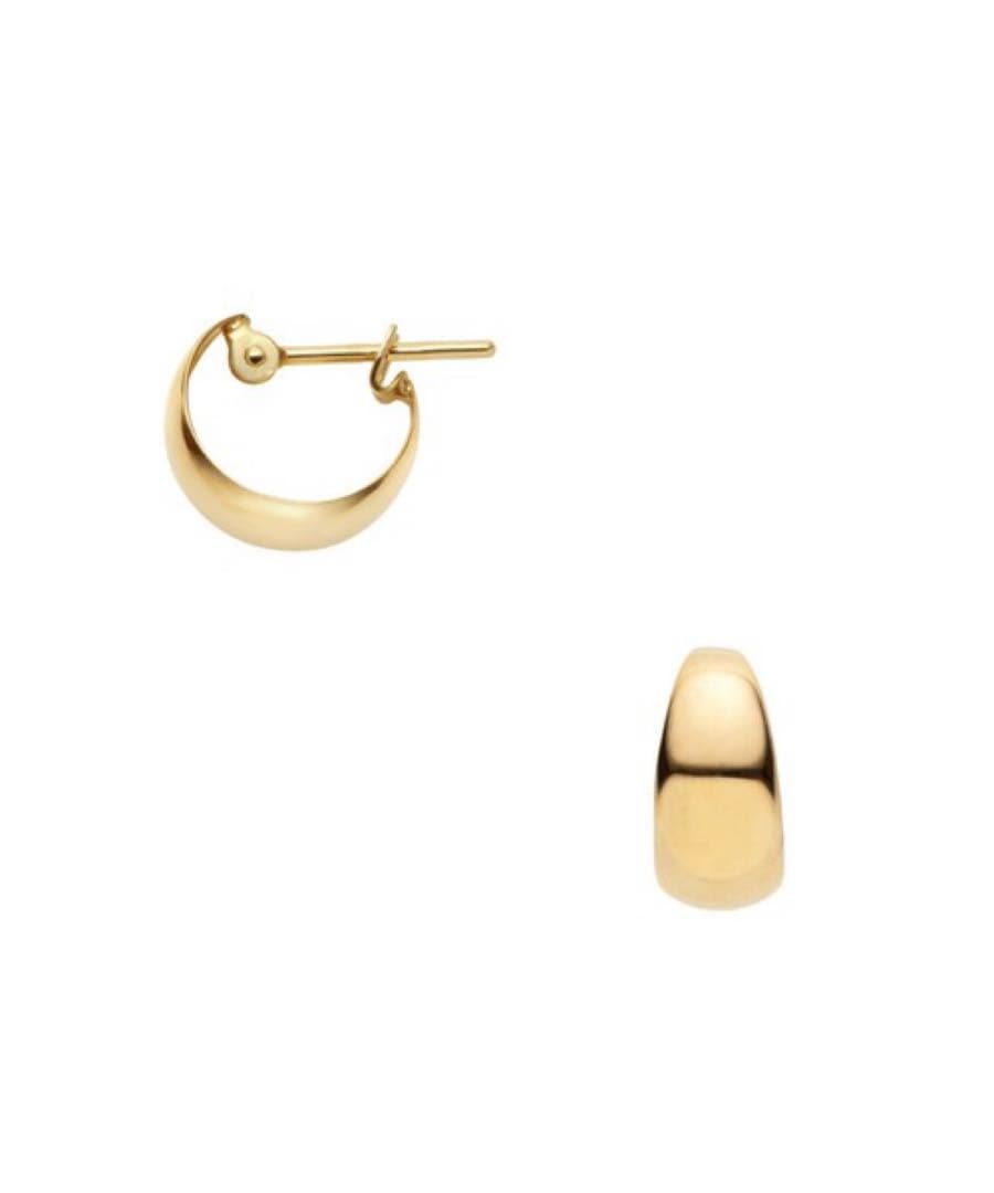 ヴァンドーム青山　ゴールドフープピアス K18