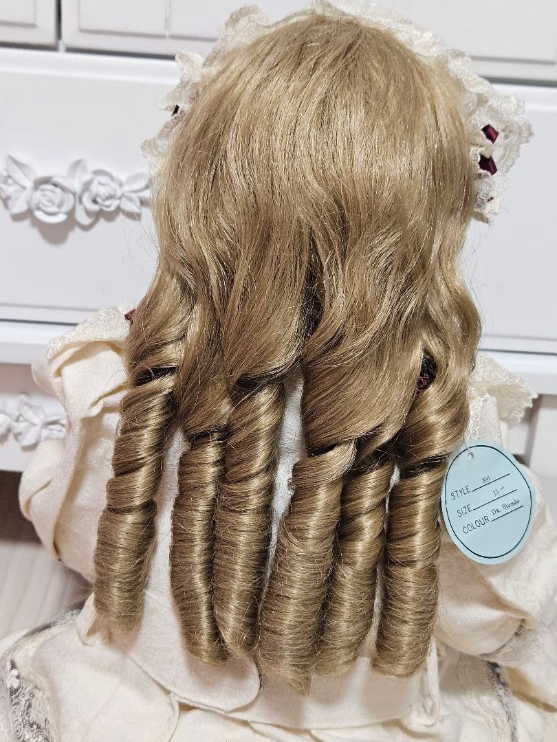 ジュモー❀Bebe Jumeau ブルーグレーの瞳　ビスクドール　リプロ