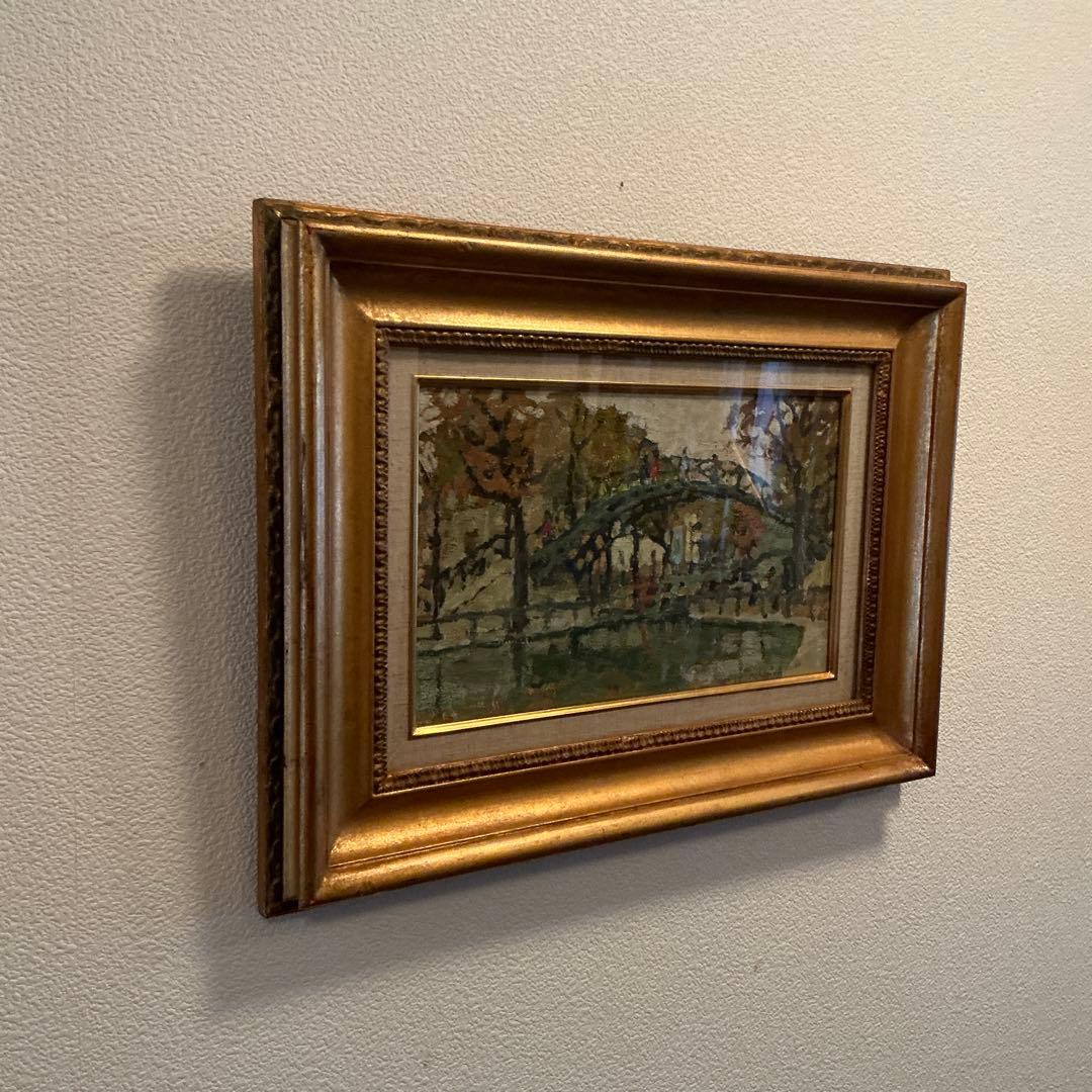 アラン　メンギーニ　油彩画　フランス人画家　日動画廊取り扱い