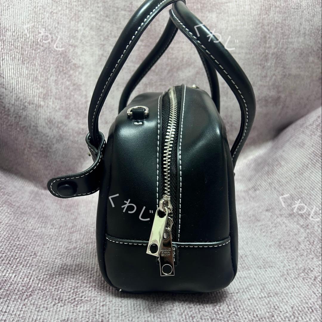 MARGESHERWOODソフトドットバッグ ヌバック ブラウン