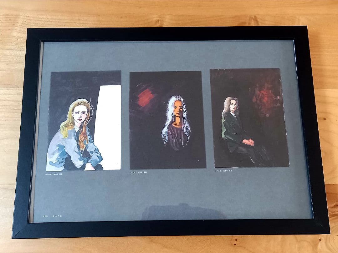 富樫義博　レベルE イラスト　原画A4サイズ ４点