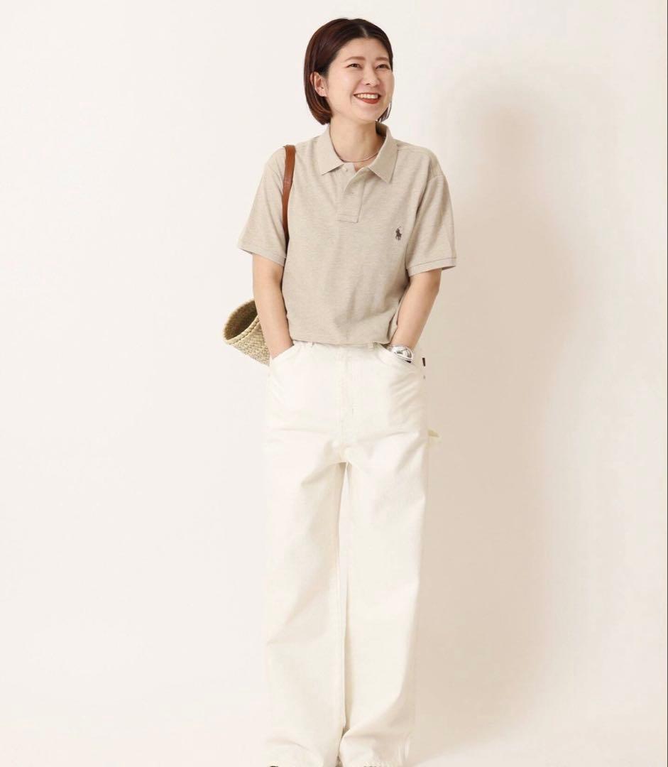 Ralph Lauren ベージュ ポロシャツ M