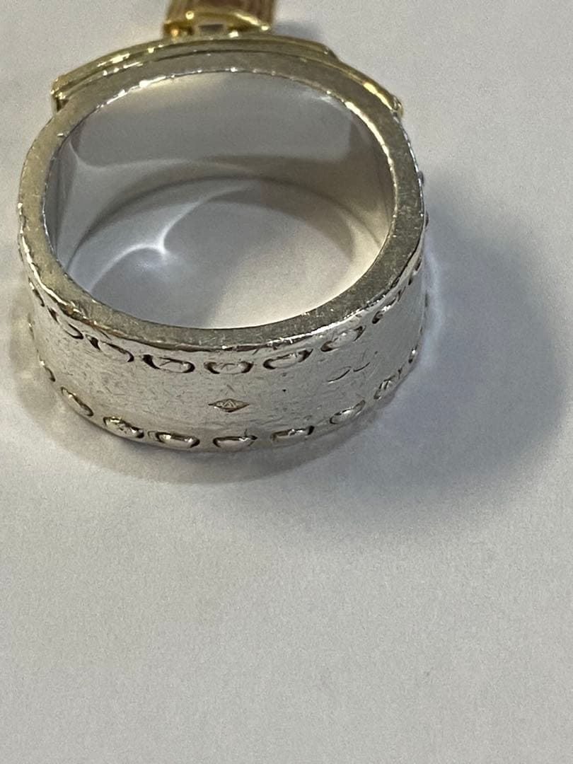 HERMÈS ロック付きリング サイズ51 SV925