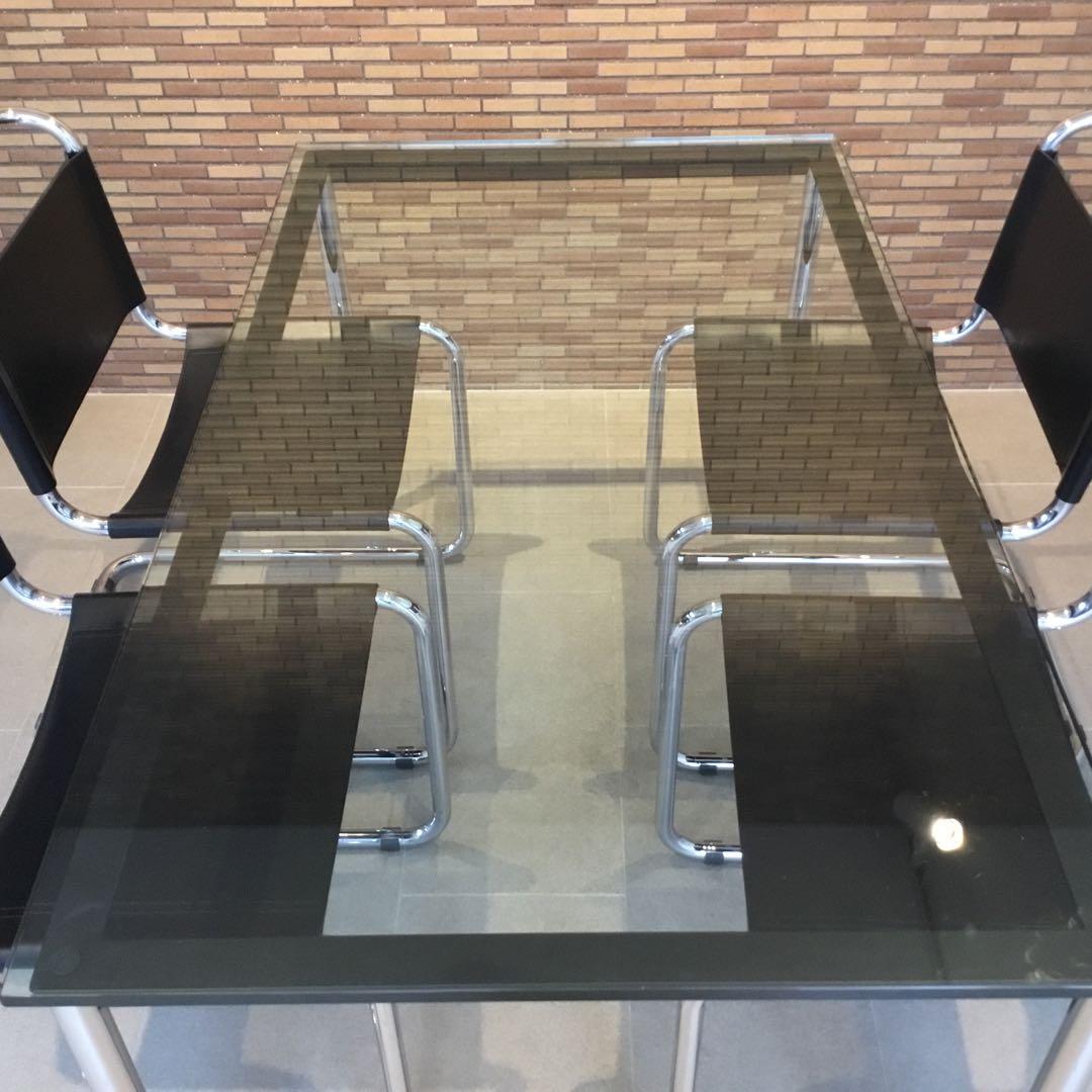 5分割のa▼IDC LC10 ダイニングテーブル 他 チェア4脚 セット