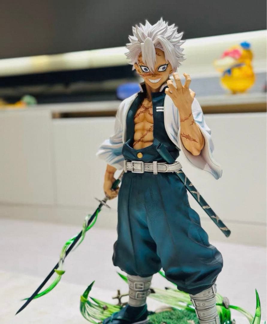 鬼滅の刃 風柱 不死川 実弥 1／6スケール フィギュア ガレージキット