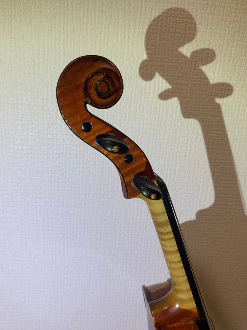 鑑定書　モダンフランス　4/4バイオリン Maurice Rougier 虎杢