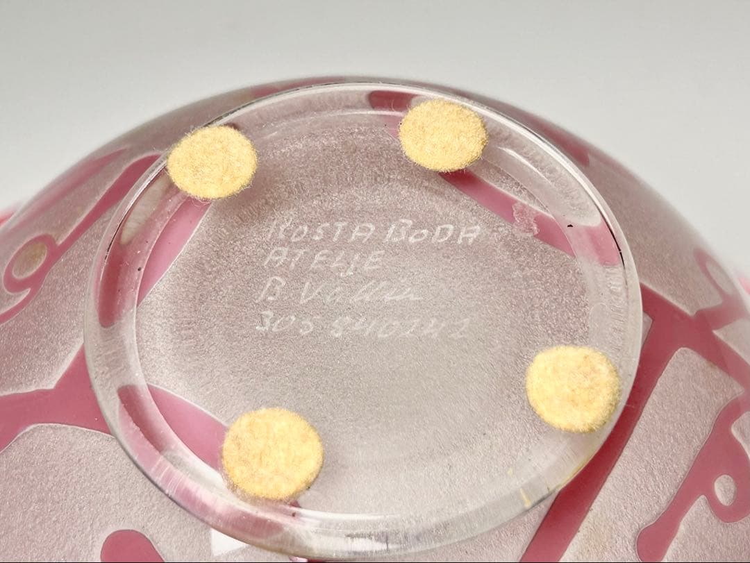 コスタボダ KOSTA BODA Bertil Vallien サイン入り限定版