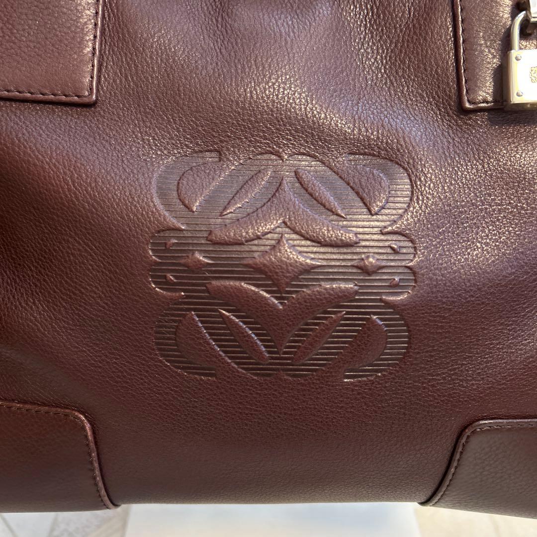 再値下げ❣️【希少レア】ロエベ エンボスロゴトートバッグ