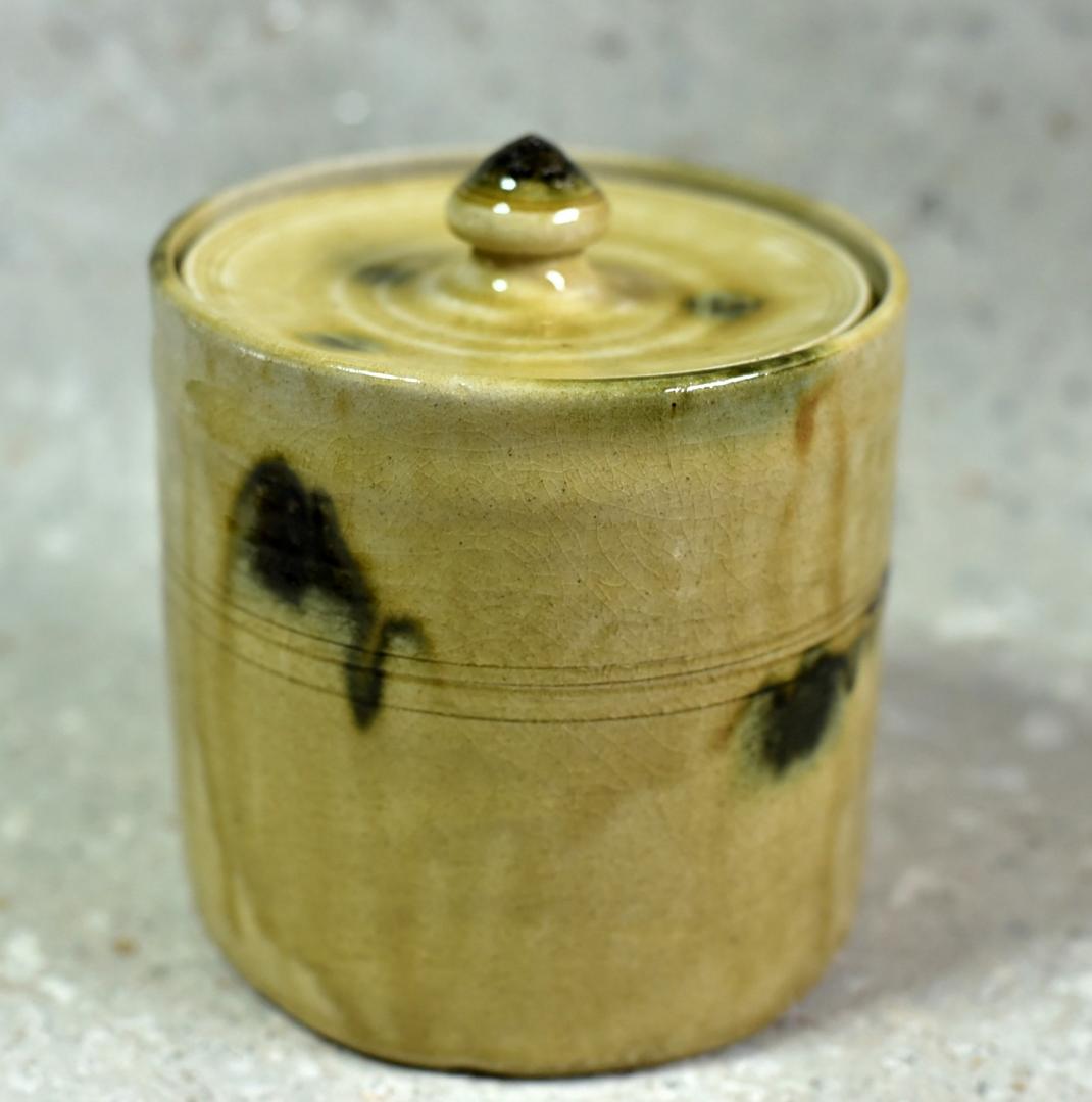 黄瀬戸　芳造　水指【極上品】お茶道具／共箱