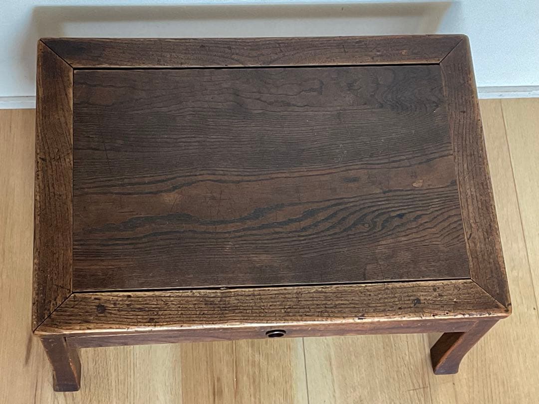 ひとつ穴　文机　小机　引き出し付き　ヴィンテージ家具　古道具