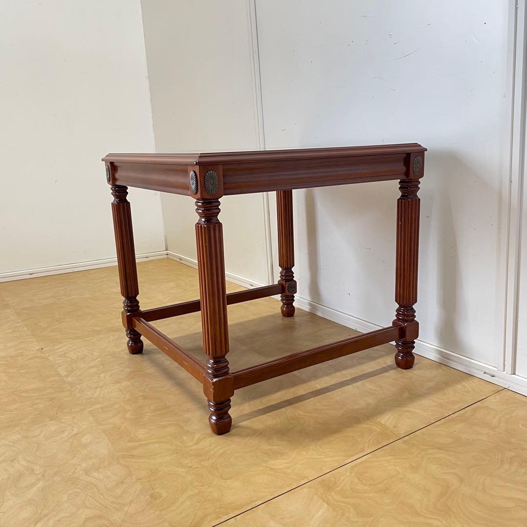 英国スタイル サイドテーブル コンソール 台 デスク 机 テーブル アンティーク