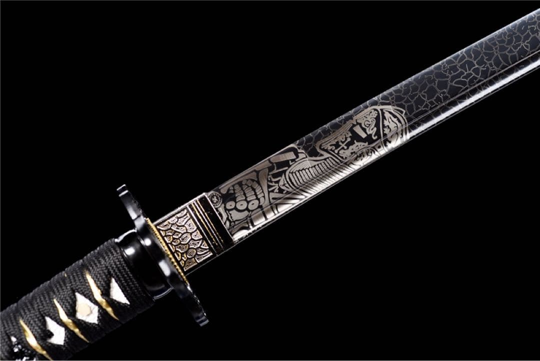 夜魘 刀装具 日本刀 武具 鑑賞刀 居合刀 模造刀 舞踊刀