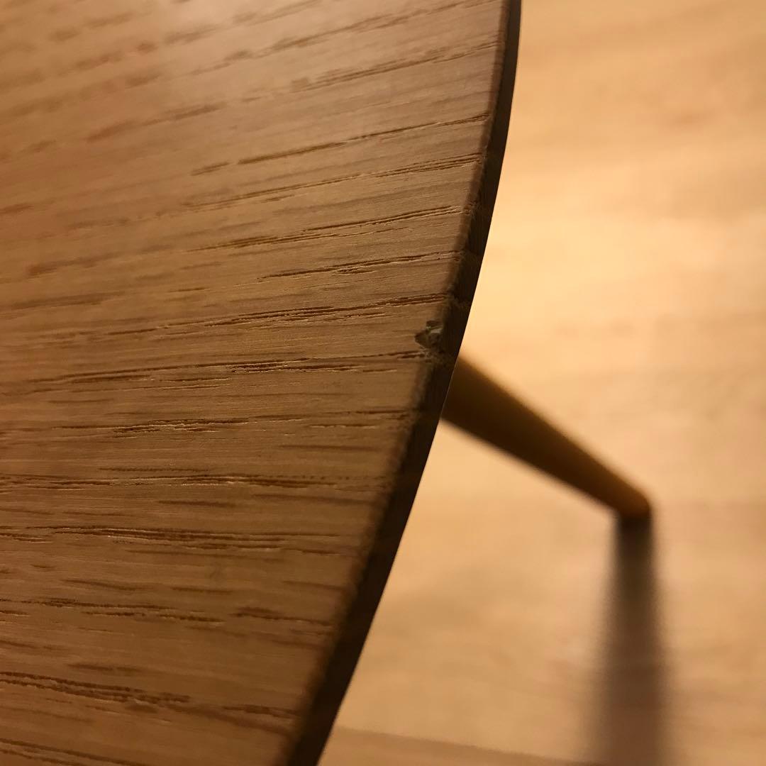 柏木工　サイドテーブル　JTY49 オーク材　オイル塗装　国産