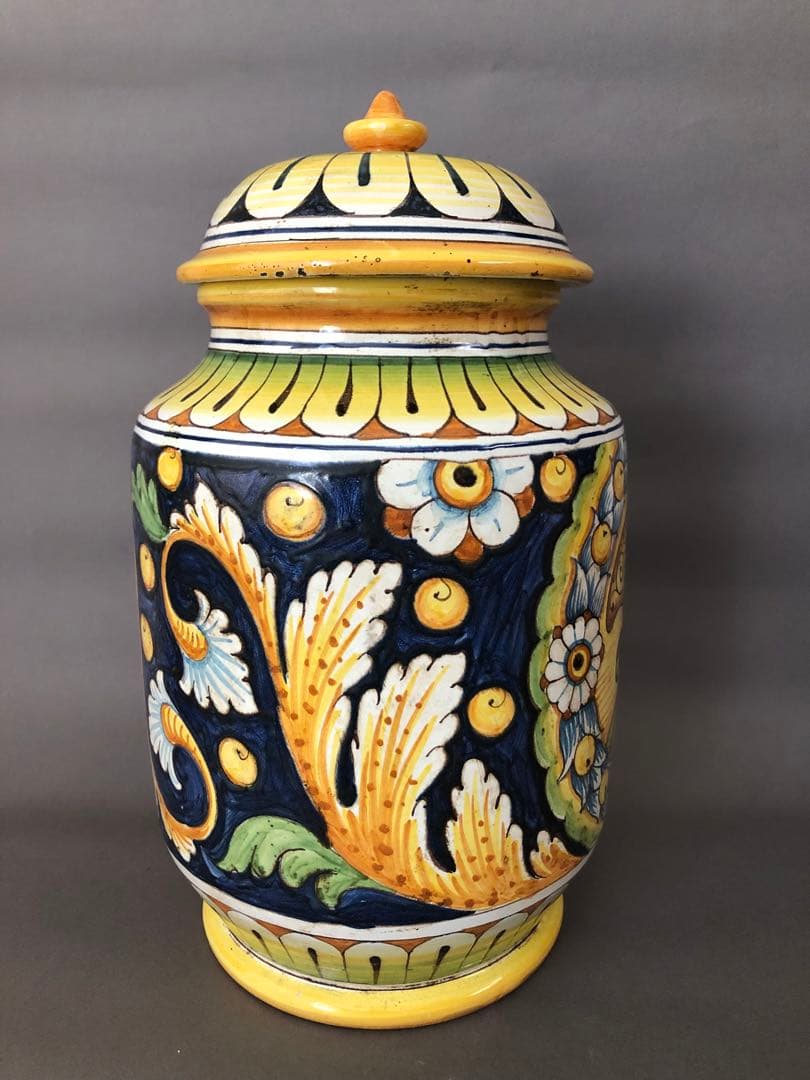 イタリア陶器　シシリア島パレルモで購入