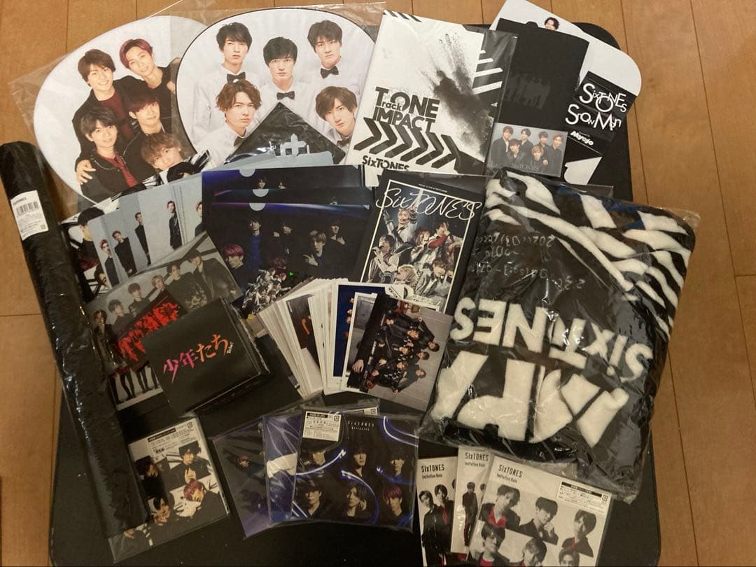 SixTONES グッズセット　クリアファイル　ブランケット　少年たち　素顔4