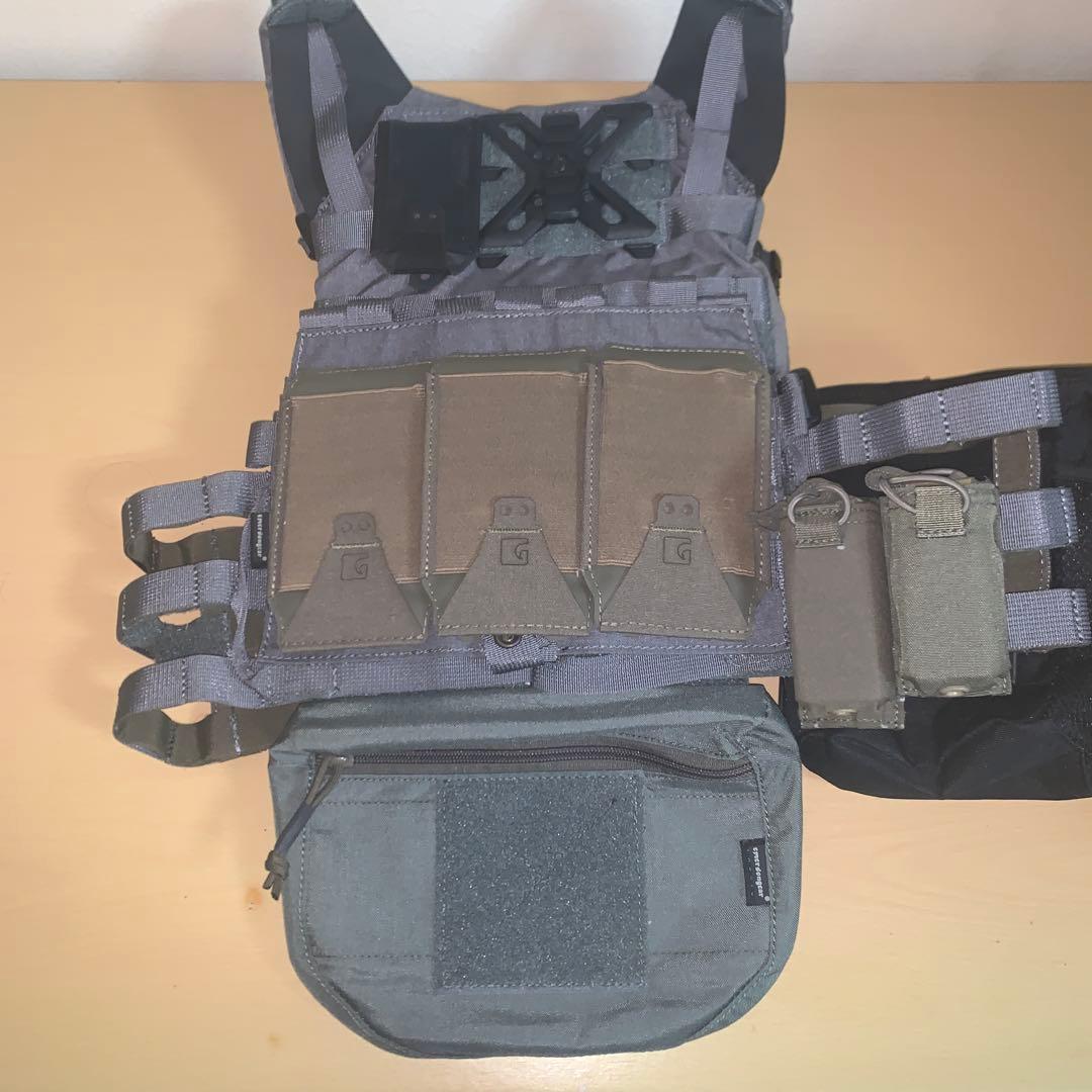 EMERSON CPスタイル JPCプレートキャリア 2.0 Wolf Grey