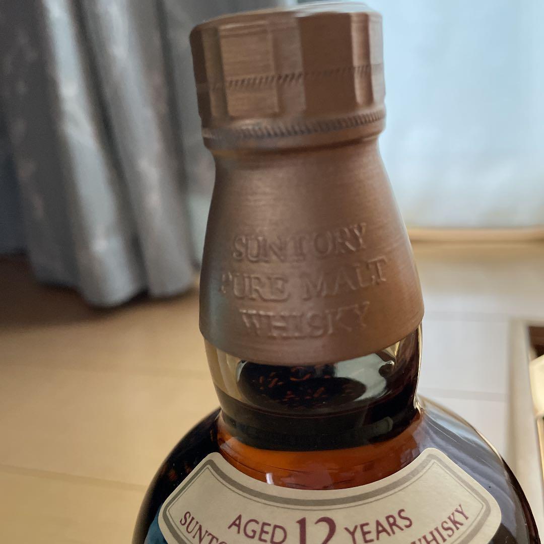 サントリー山崎12年ピュアモルトウィスキー木箱付き