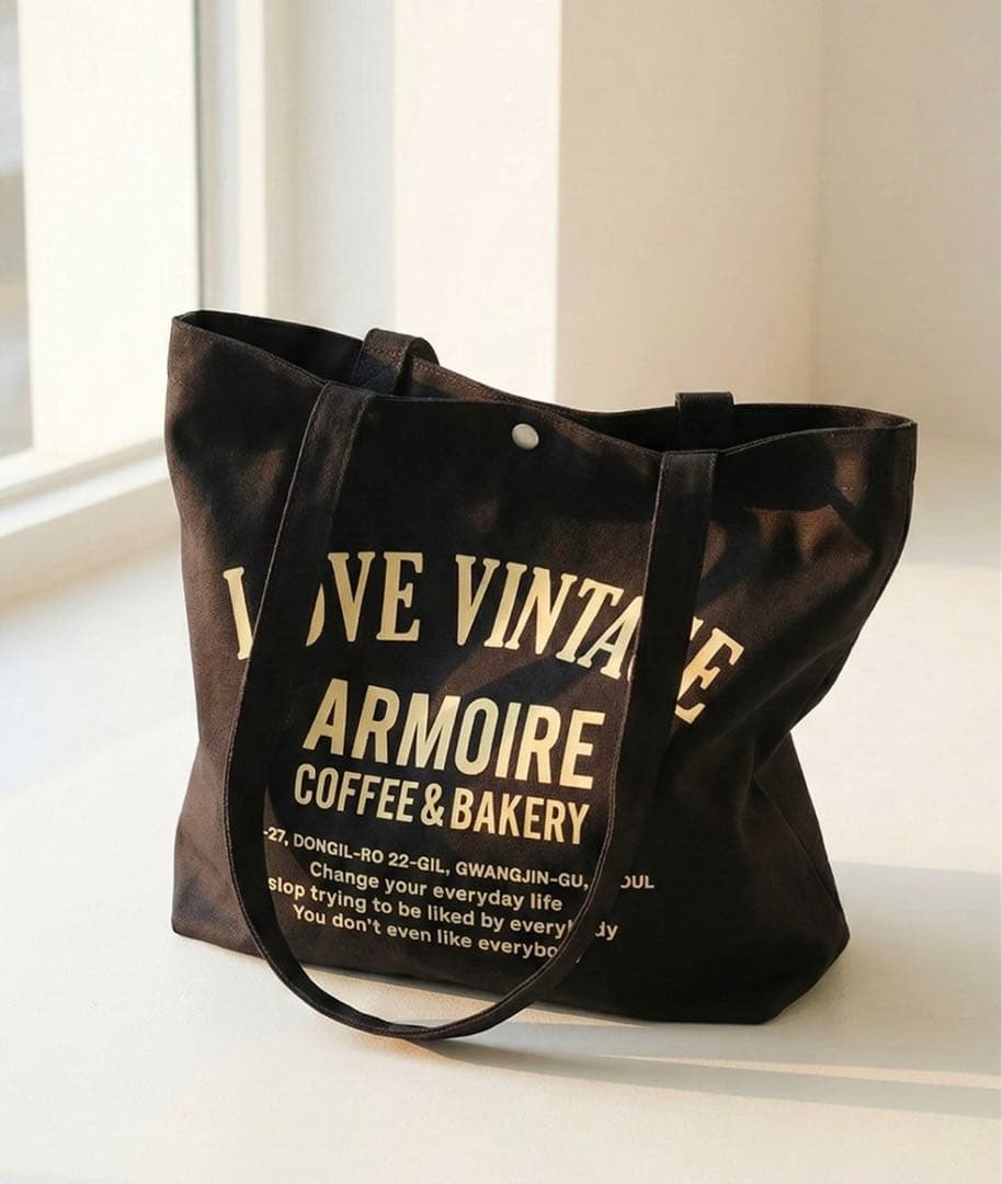 アルムア　トートバッグ　黒　イェソン　韓国　マウスラビット　新作