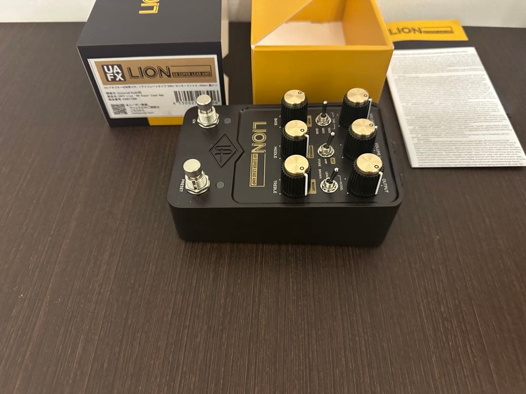 ギター UNIVERSAL AUDIO UAFX Lion '68 Super Lead