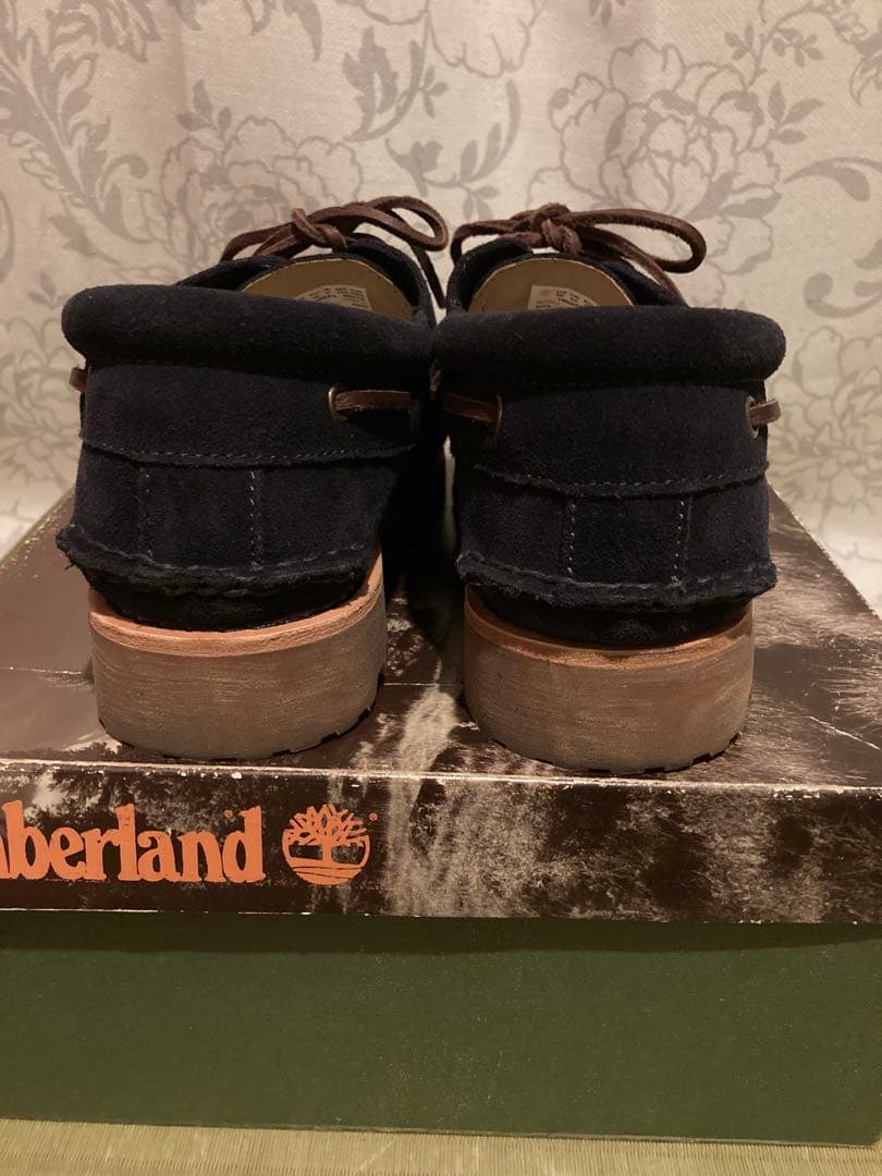 美品ティンバーランド　スリーアイクラシックラグデッキシューズモカシン3eye