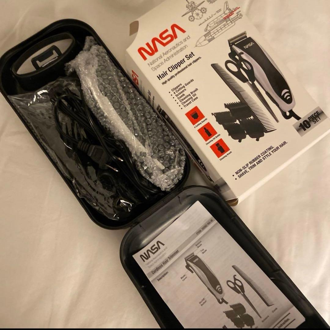 未使用　NASA 公式　宇宙飛行士用バリカン　ヘアクリッパーセット 10点セット