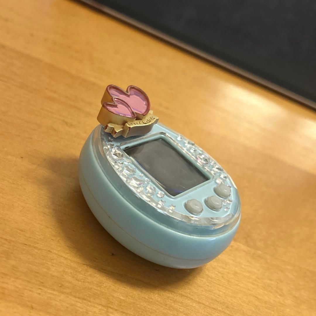 たまごっち P's ブルー たまデコピアス ラブメロver. ストラップ付