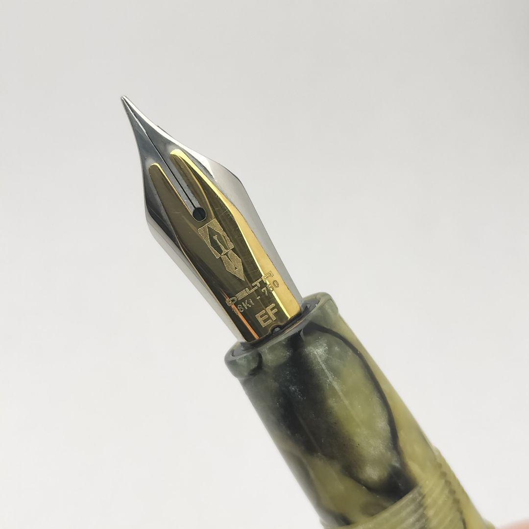 デルタ 万年筆 Fusion82 EF 限定18本 セルロイド 調整済み