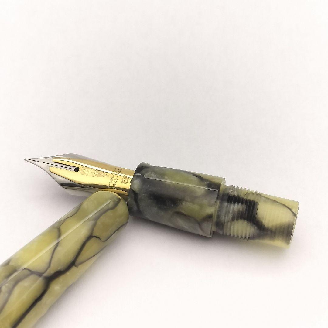 デルタ 万年筆 Fusion82 EF 限定18本 セルロイド 調整済み