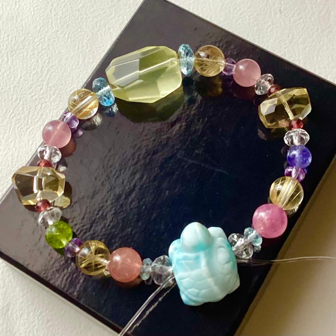 さたぱんびん★ブレスレット ストロベリークォーツ ♪ 366