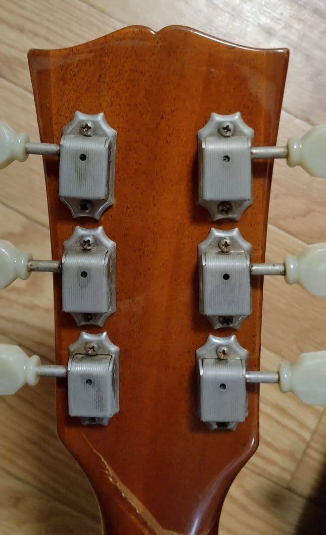 Burny レスポールタイプ ネック折れ