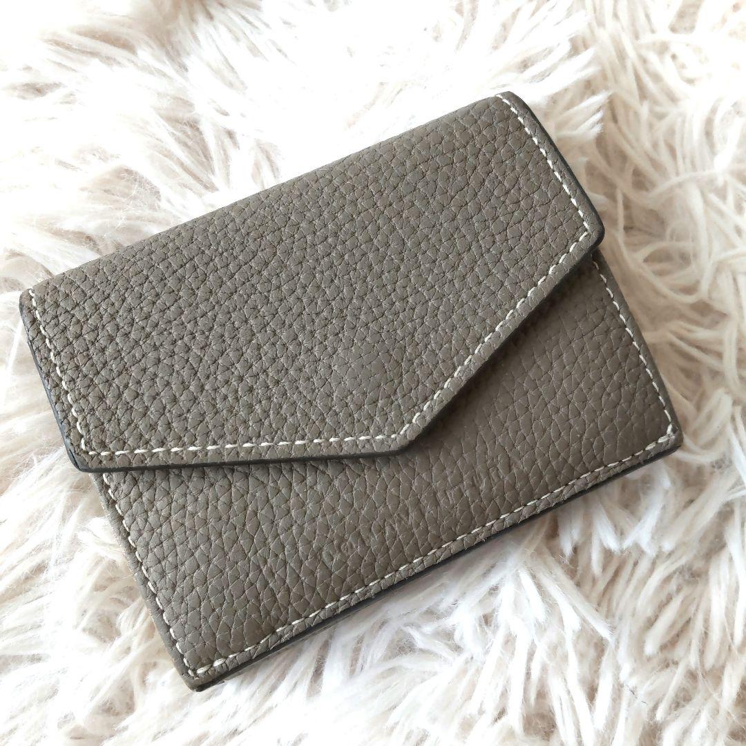 美品✨ボナベンチュラ　スモールウォレット エトープ 三つ折り財布