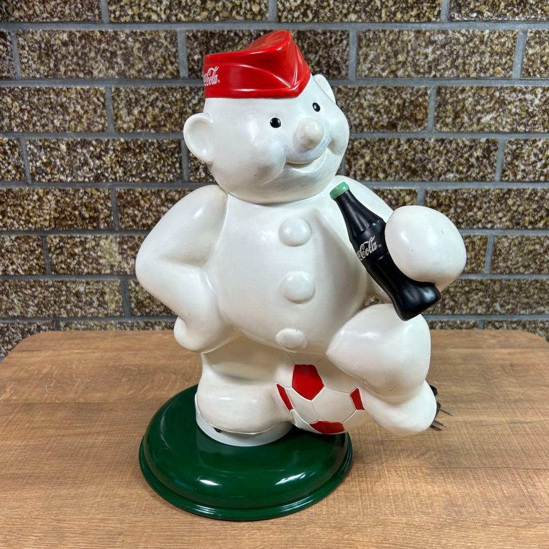 コカコーラ 照明 ディスプレイ ライト サッカー 雪だるま ノベルティ ジャンク