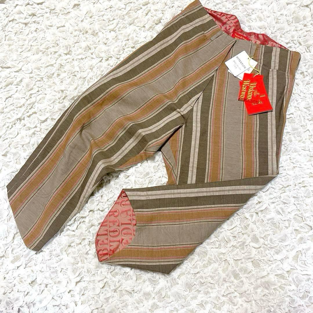 新品 ヴィヴィアン ウエストウッド レッドレーベル リネン サルエルパンツ 派手