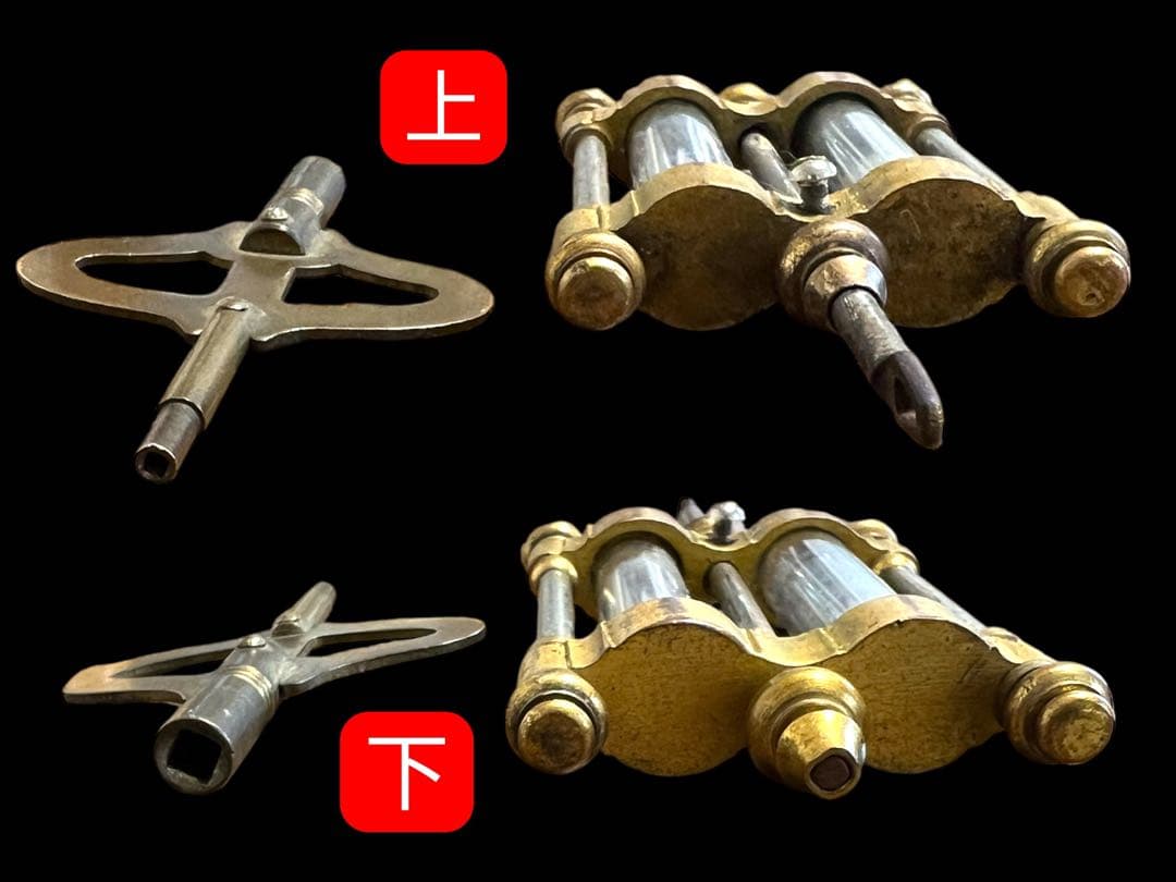 《希少＆入手困難》アンティーク 精工舎大理石水銀振り子ゼンマイ式古時計