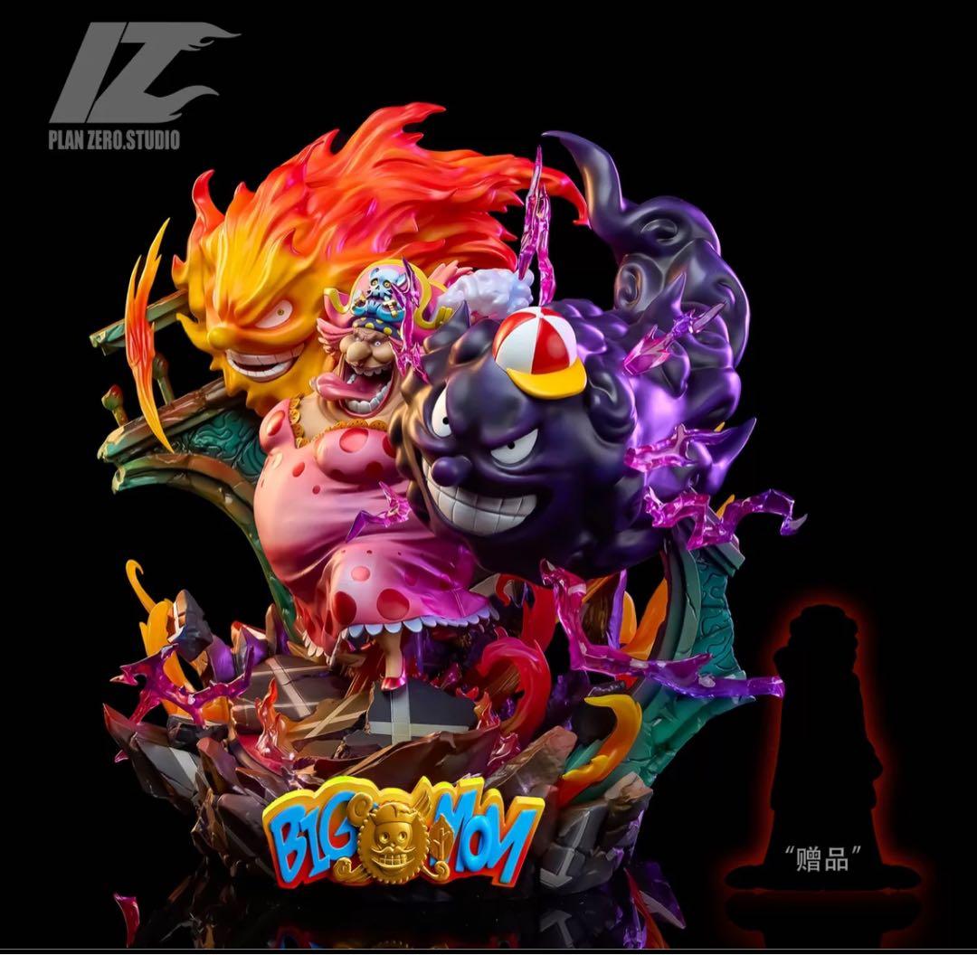 ワンピース　ビッグ・マム　フィギュア　ガレージキット　POPMAXIMUM 台座