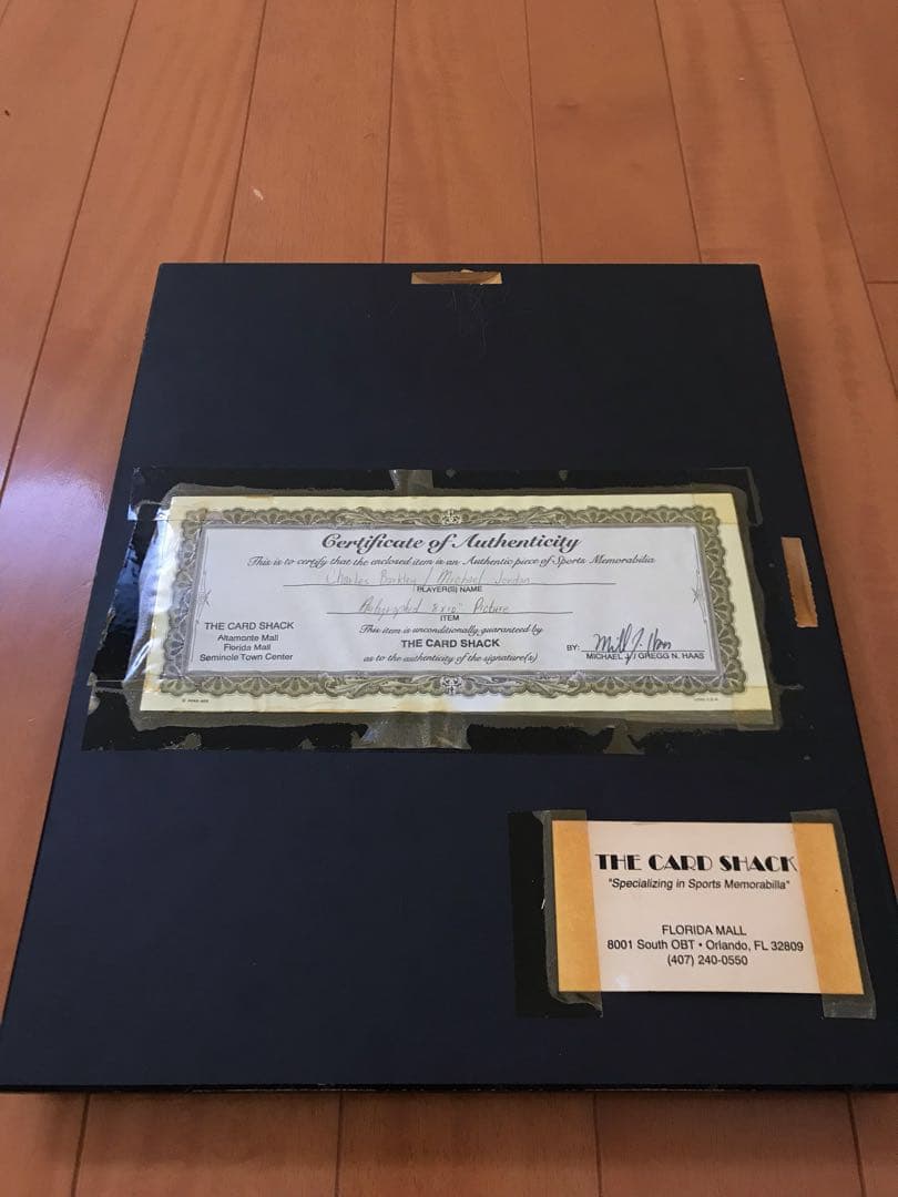 写真(マイケルジョーダン&チャールズバークレー)サイン入り