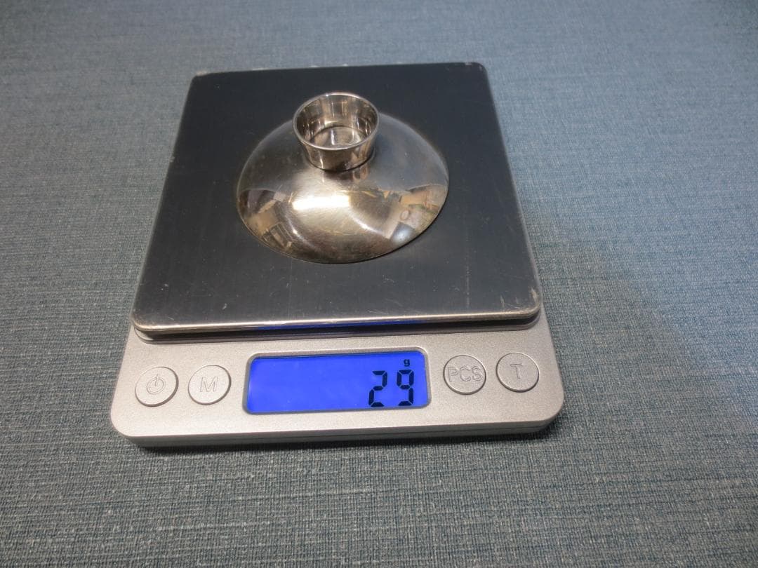 純銀　(小×４)　銀盃　銀杯　4ヶ　合計　約114ｇ