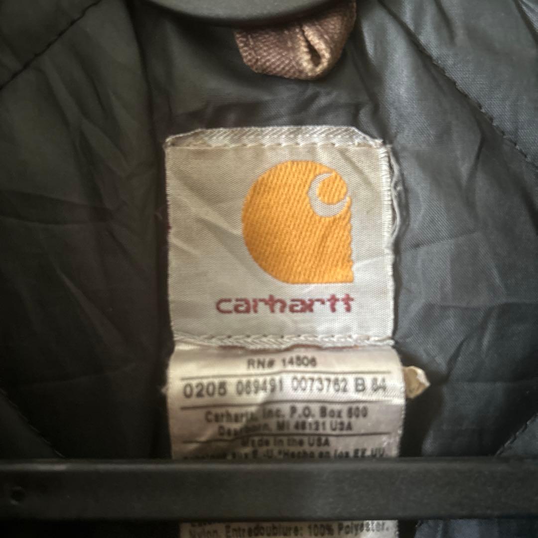 Carhartt ブラウン デトロイドジャケット j22 DKB usa製希少