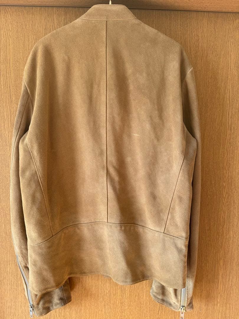 マルジェラ 18AW スエード 48 八の字 ライダースジャケット　ビッグサイズ