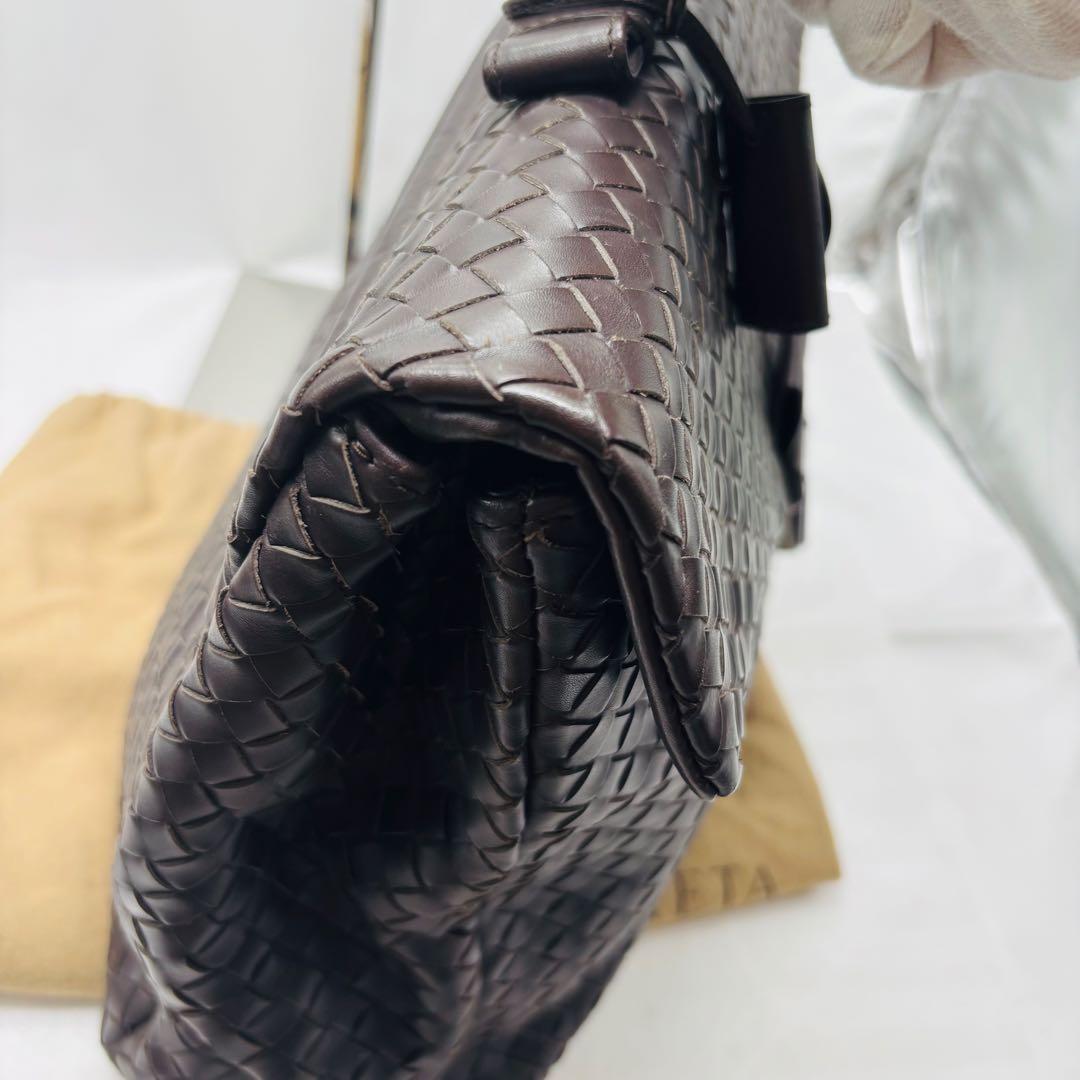 美品　ボッテガヴェネタ イントレチャート ビジネスバッグ　BOTTEGA
