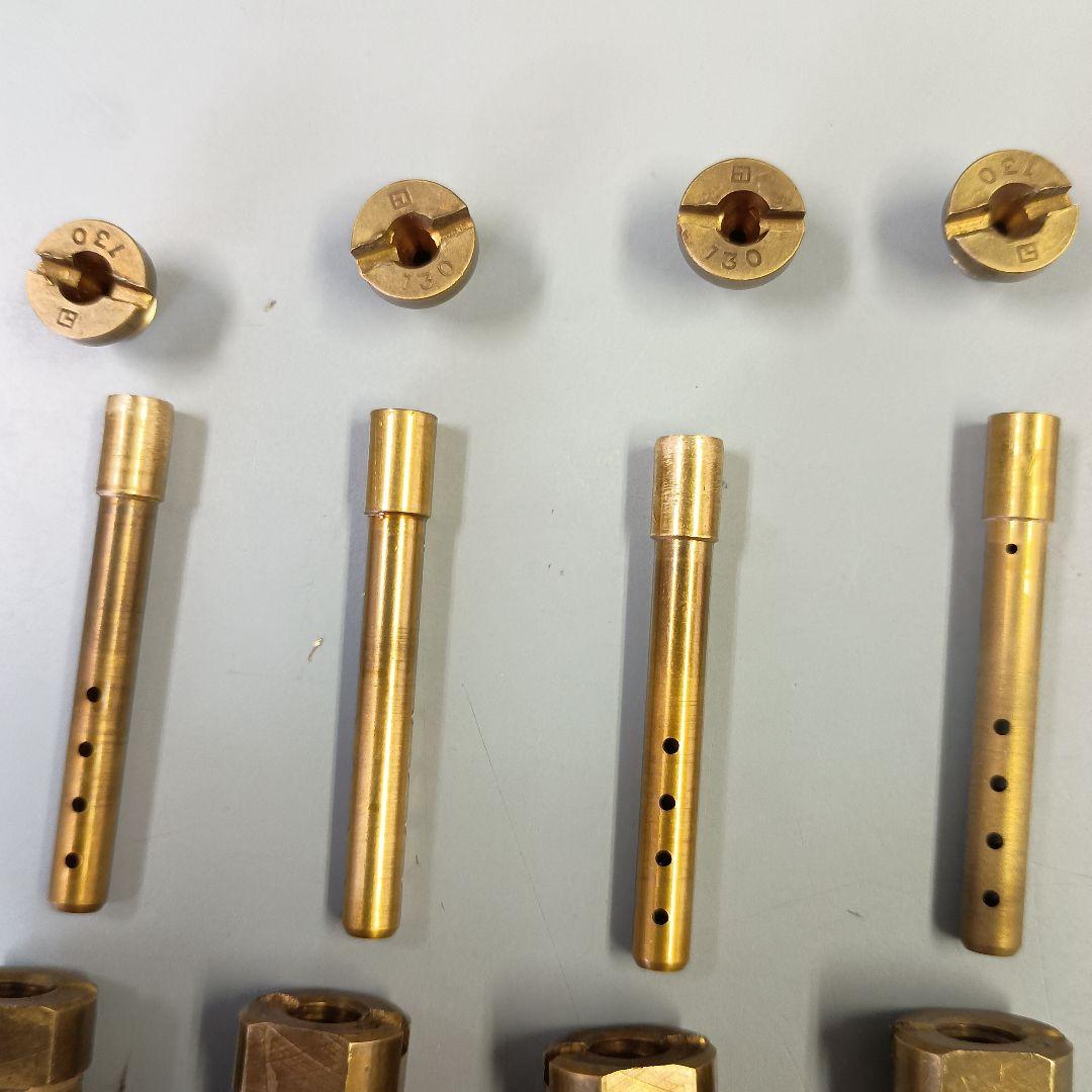 ソレックス ジェットブロック 真鍮製燃料噴射ノズル4個セット 4本